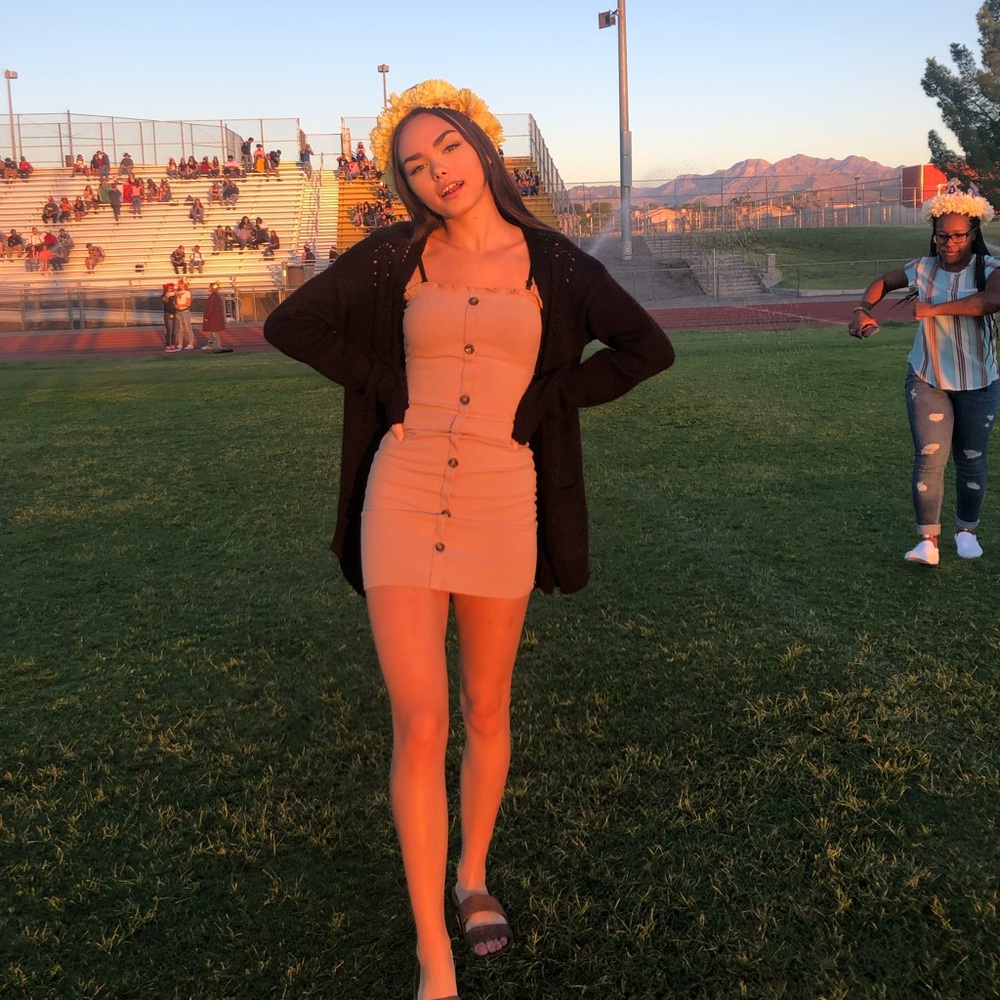 Nude Bodycon Dress